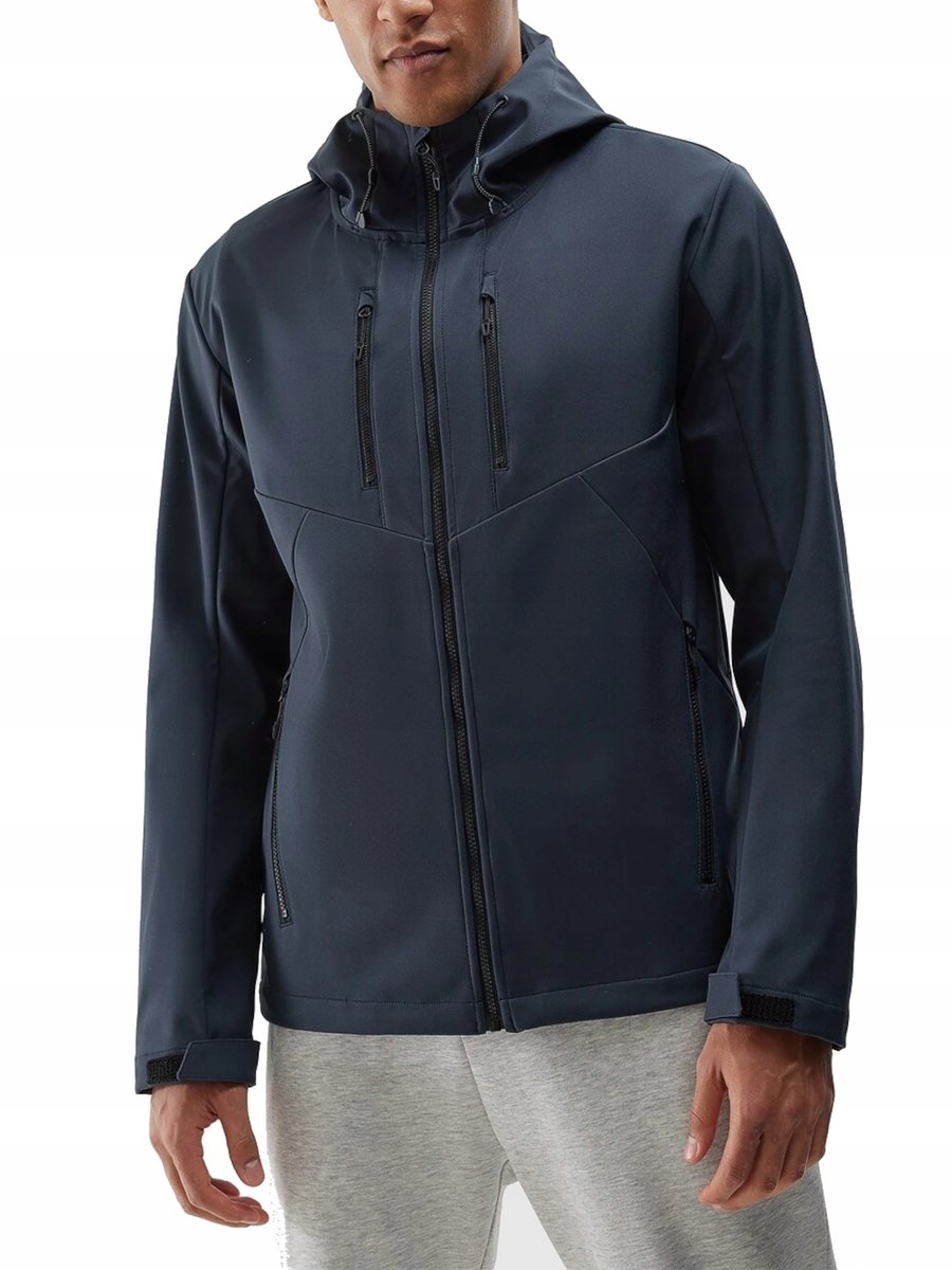 Softshell Kurtka Męska 4F 4Fwss24Tsofm224-23S Wiatroodporna Wodoodporna Xxl