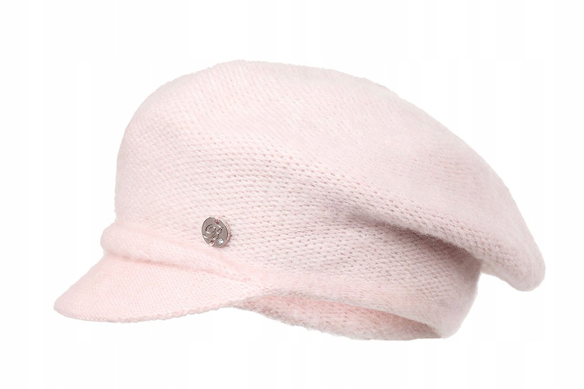 Kaszkiet damski CLEO Pudrowy róż