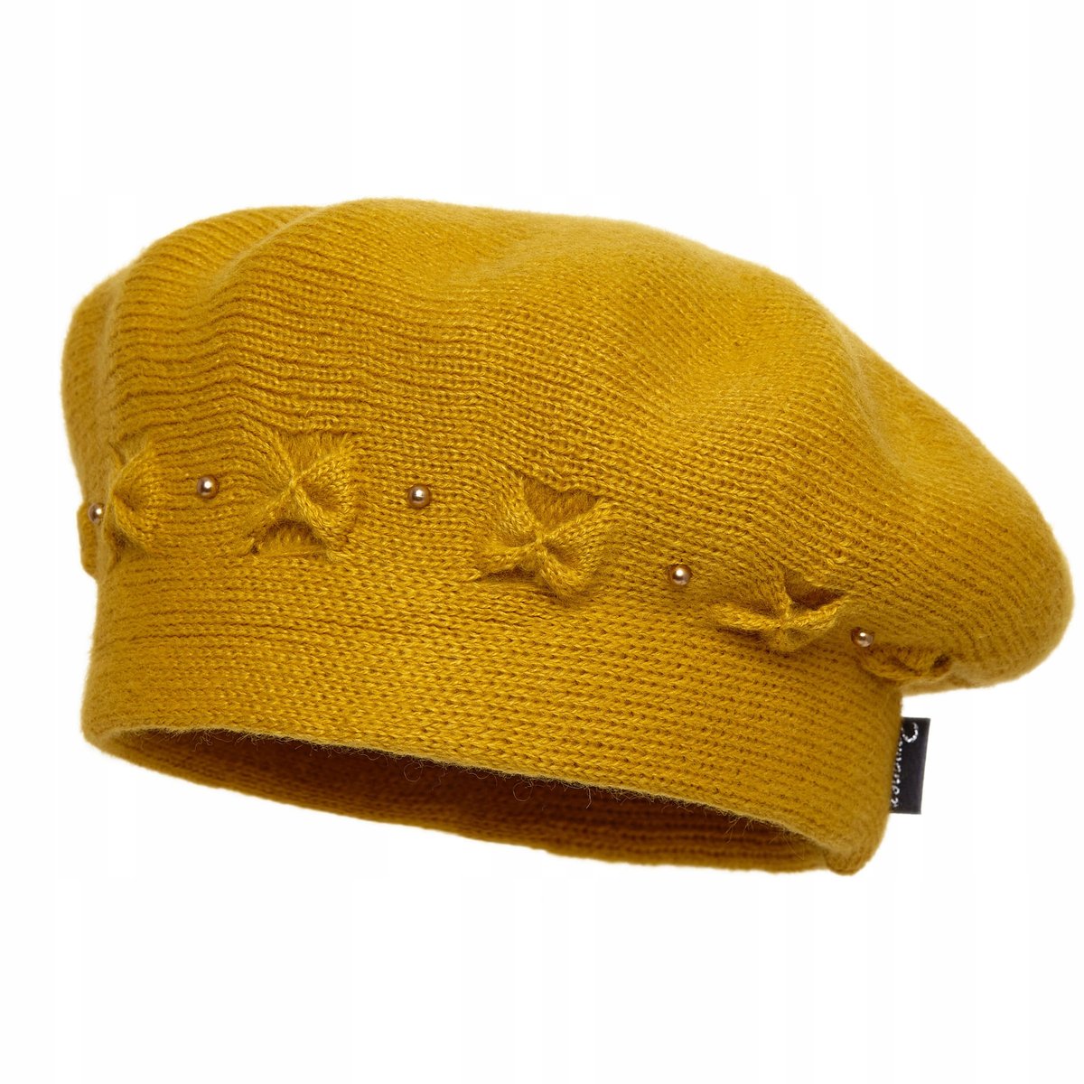 Beret damski AMIRA Miodowy
