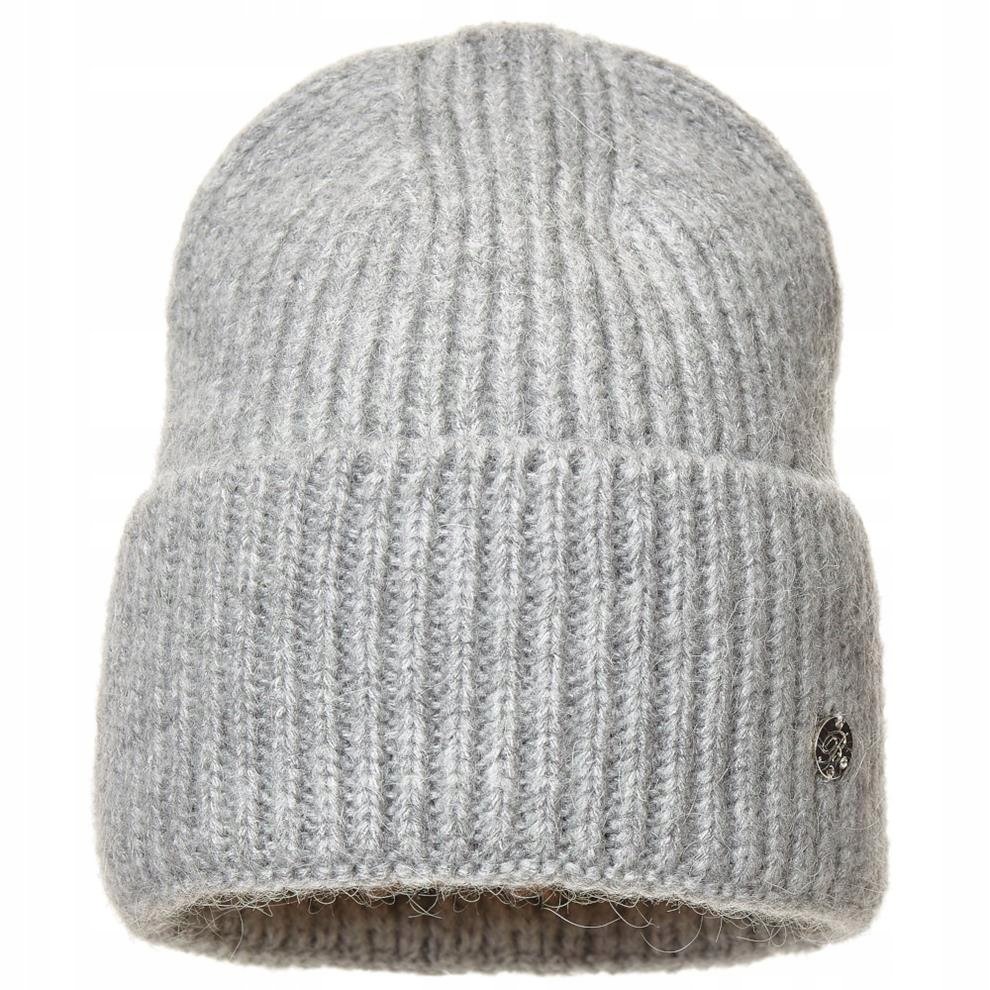 Czapka damska MILENA Jasny szary