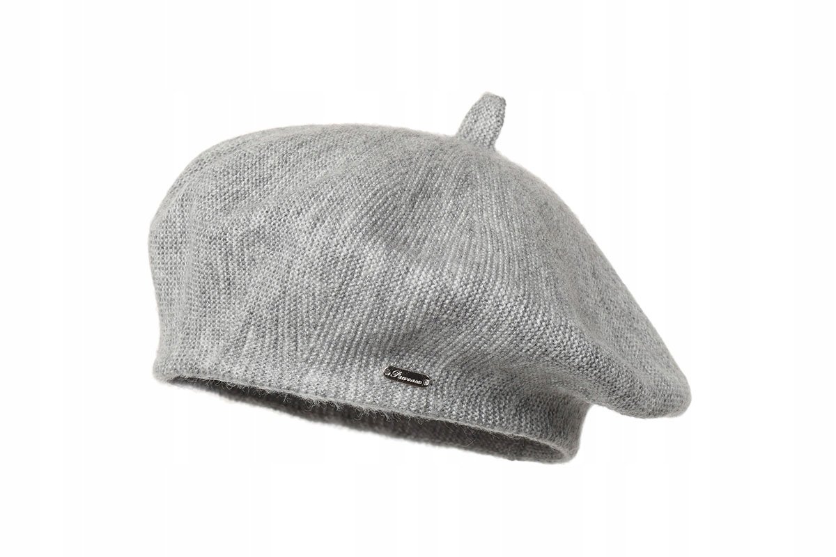 Beret damski MICHELE Jasny szary