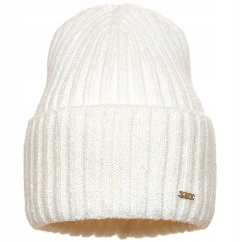 Czapka zimowa damska AGNES Ecru