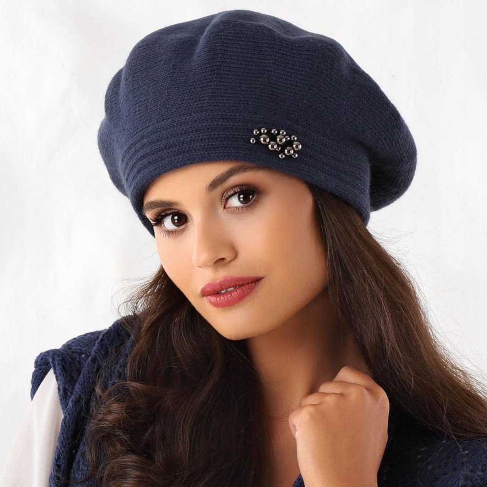 Beret damski LAVINIA Granat