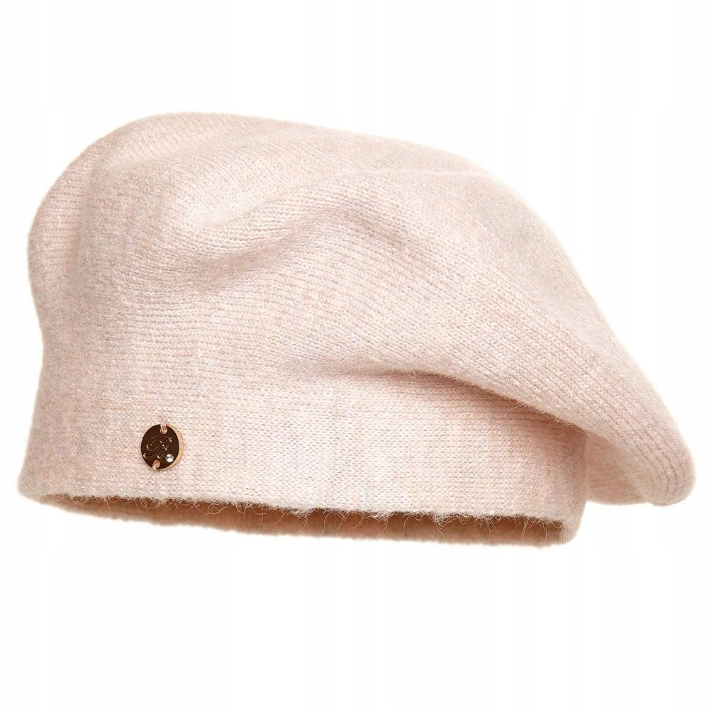 Beret damski MIRIAM Pudrowy róż