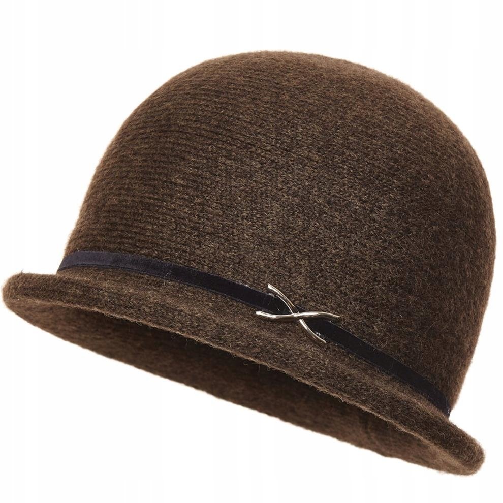 Kapelusz damski ELISABETTA Brąz