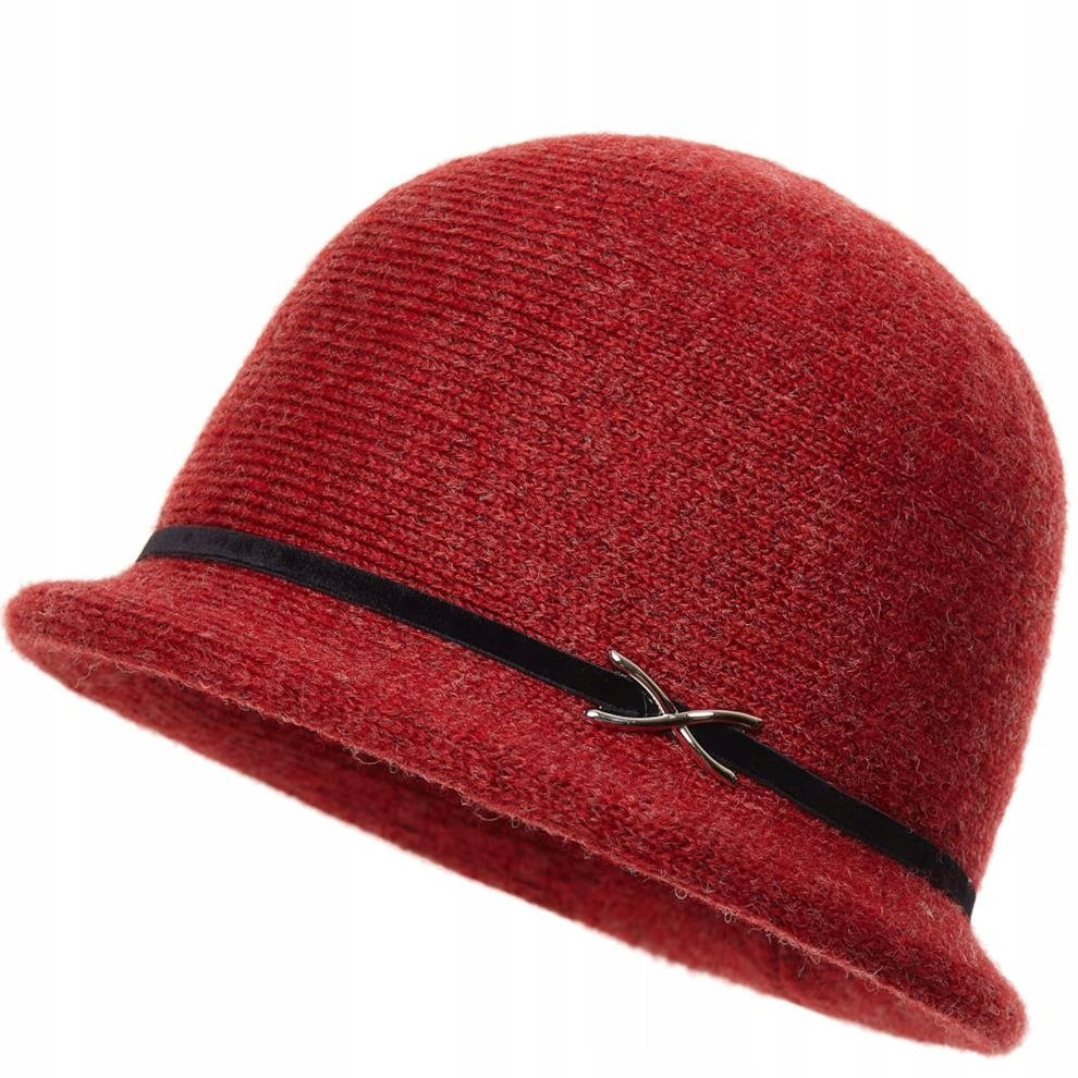 Kapelusz damski ELISABETTA Czerwony