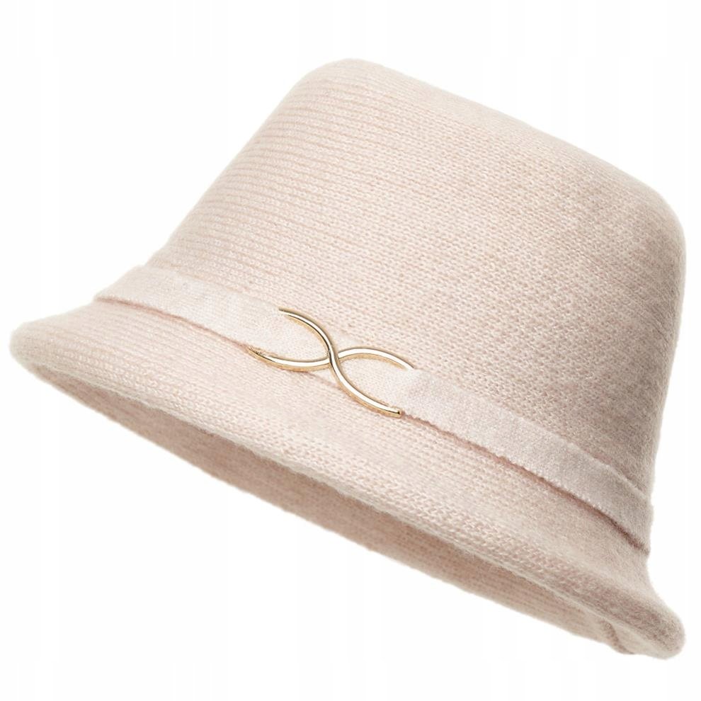 Kapelusz damski MERCEDES Pudrowy róż