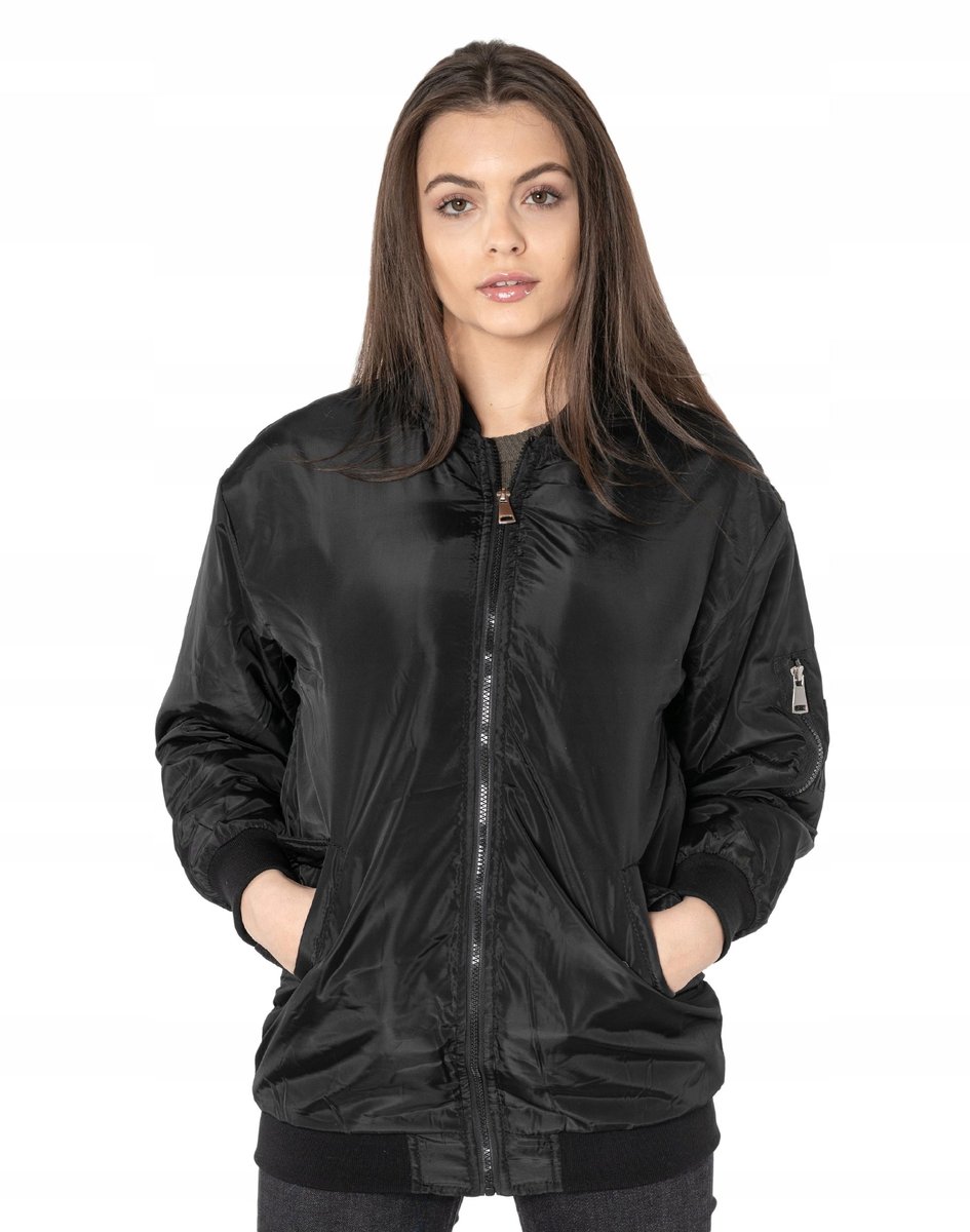 Kurtka Damska Przejściowa Bomber Jacket 1690-01 M