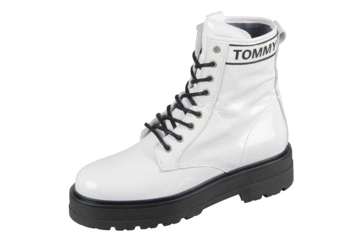 Buty damskie Tommy Jeans Patent Leather Flatform trepy-41