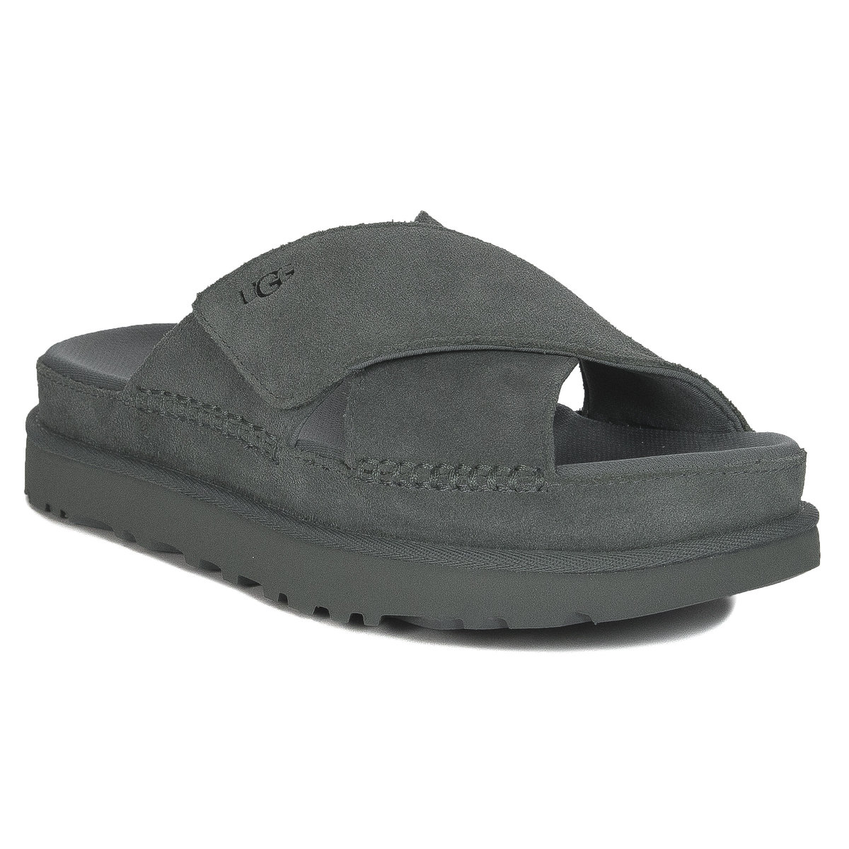 UGG Kapcie damskie klapki W Goldenstar Cross Slide Rainstorm-40