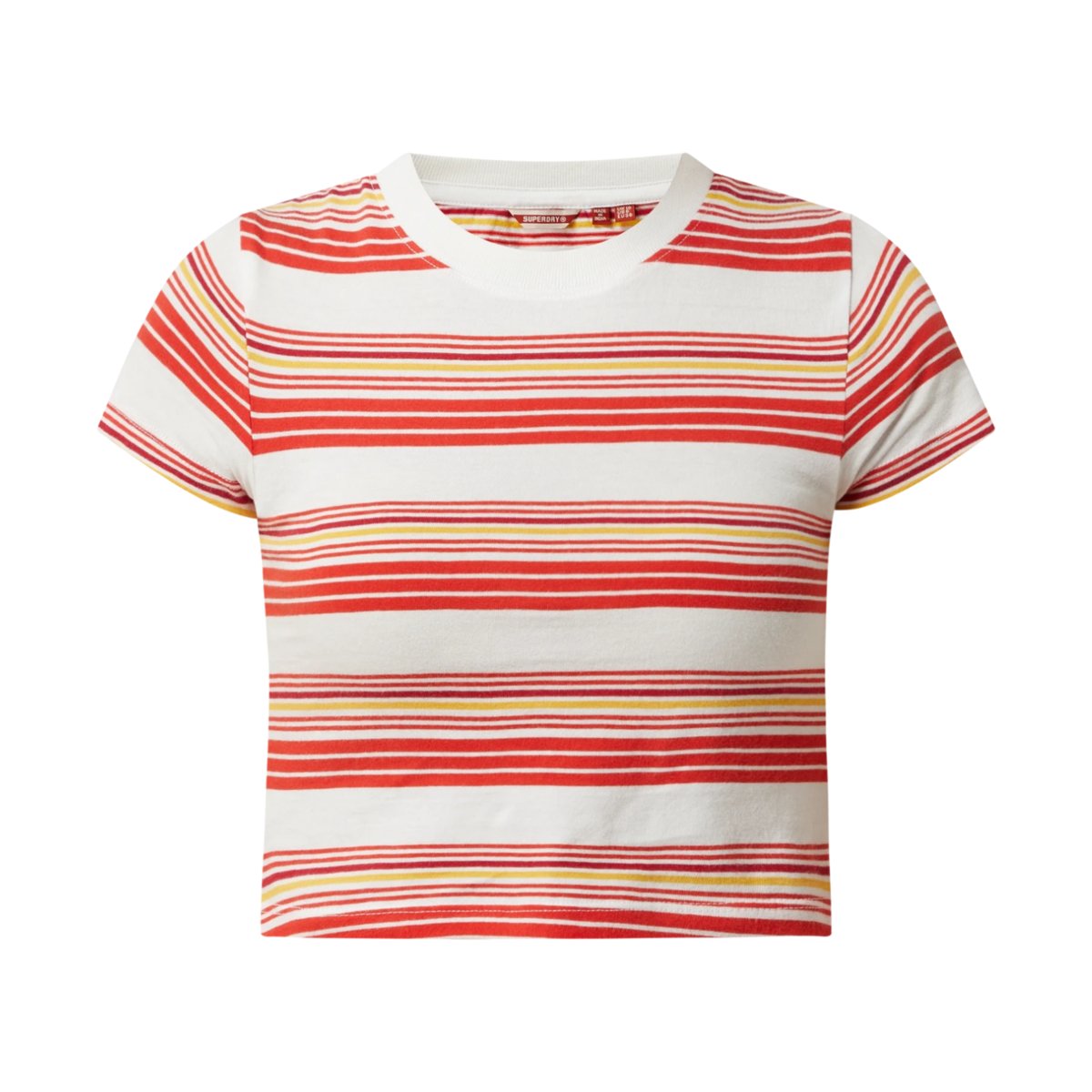 Koszulka damska Superdry Vintage Crop ktrótki t-shirt dopasowany-S
