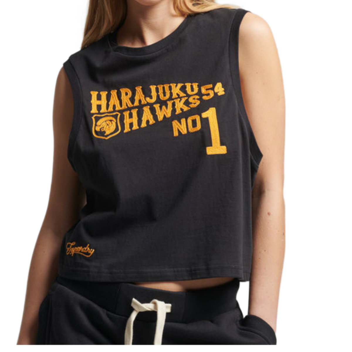 Koszulka damska Superdry Vintage Collegiate Tank bez rękawów -M