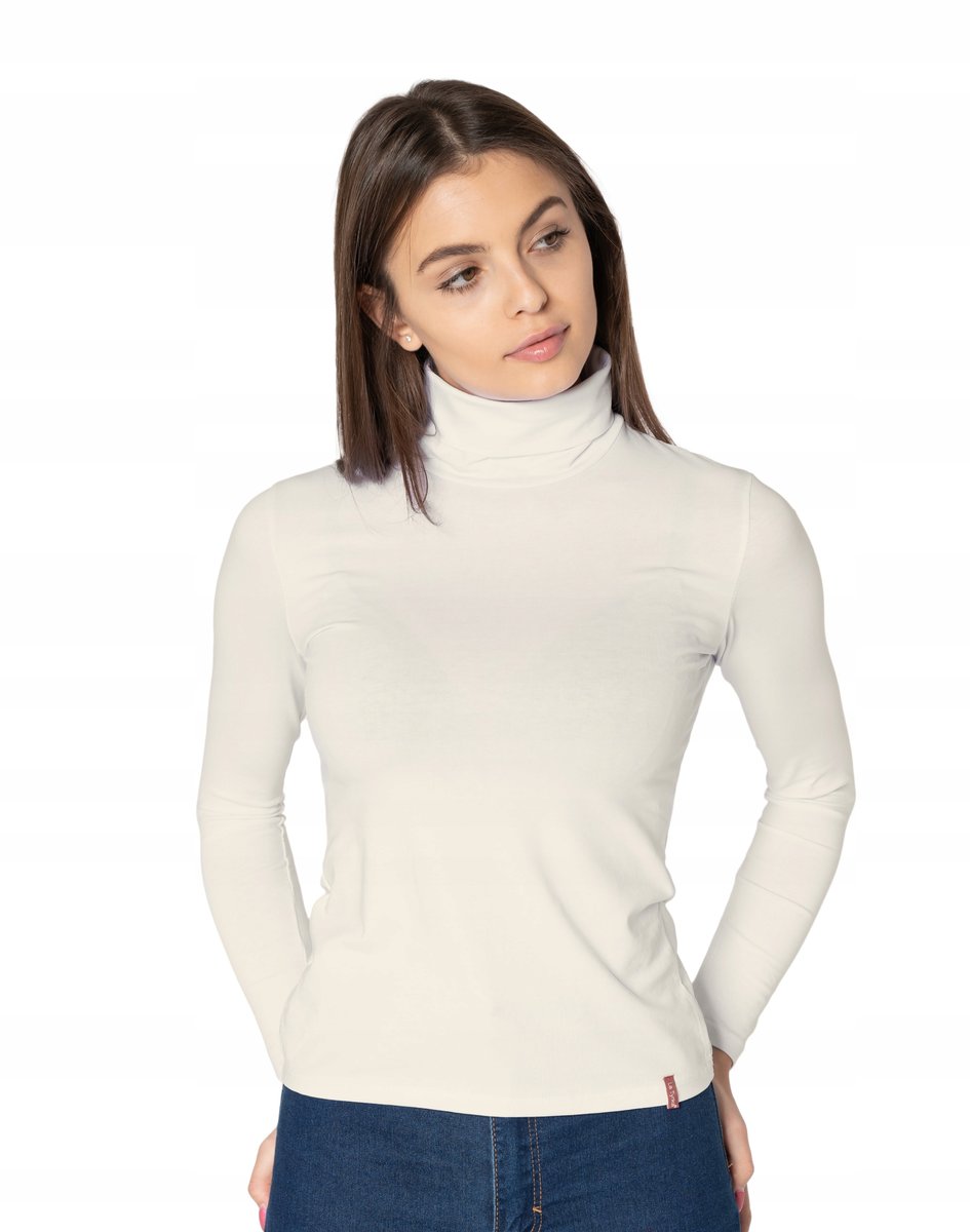 Golf Damski Cienki Sweter Golfy 8112-18 r XL/XXL