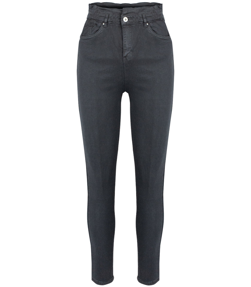 Wygodne elastyczne spodnie JEANSY SKINNY FIT kolorowe Eleganckie ROSE-38