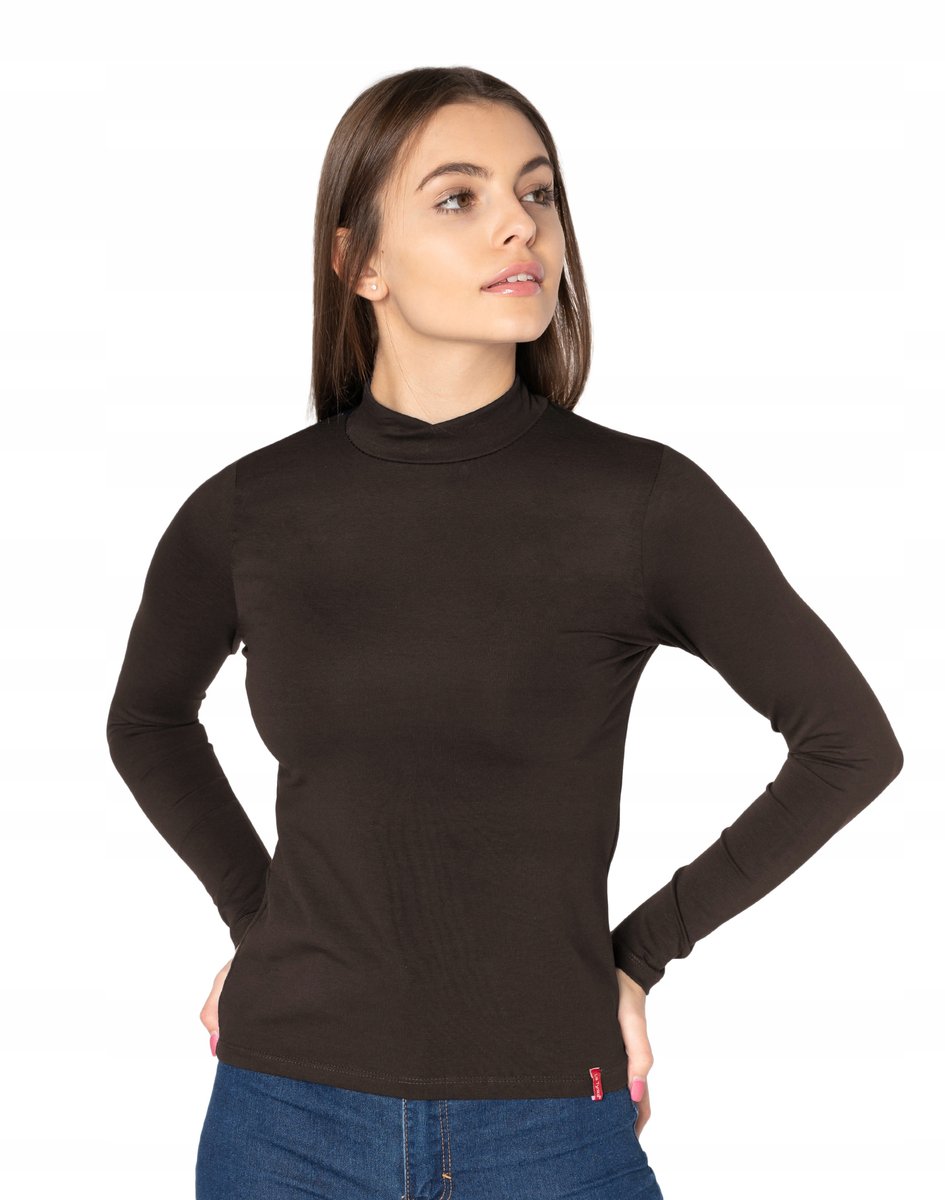 Półgolf Damski Cienki Sweter Golf 8111-20 r XL/XXL