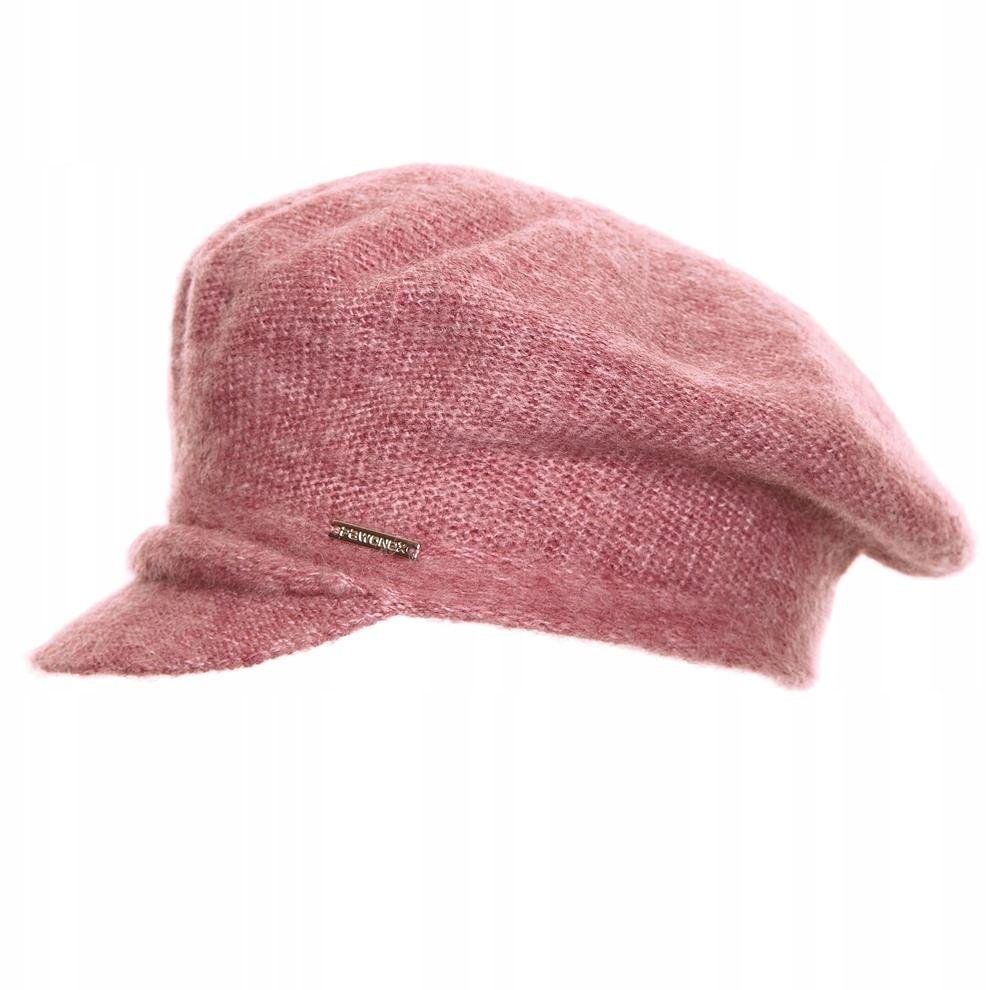 Kaszkiet damski EDITH Jasny róż