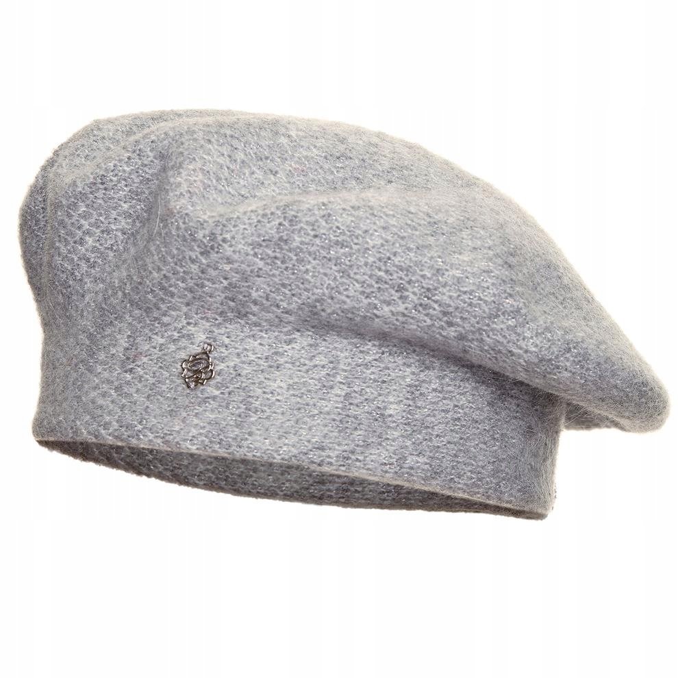 Beret damski MANDY Jasny szary
