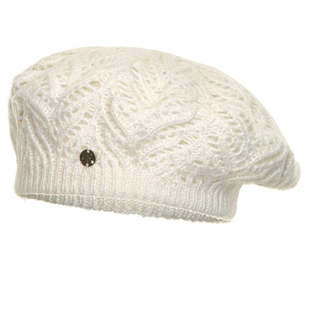 Beret damski DOMINICA Ecru