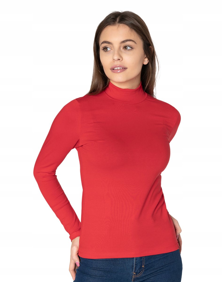 Półgolf Damski Cienki Sweter Golf 8111-03 r S/M