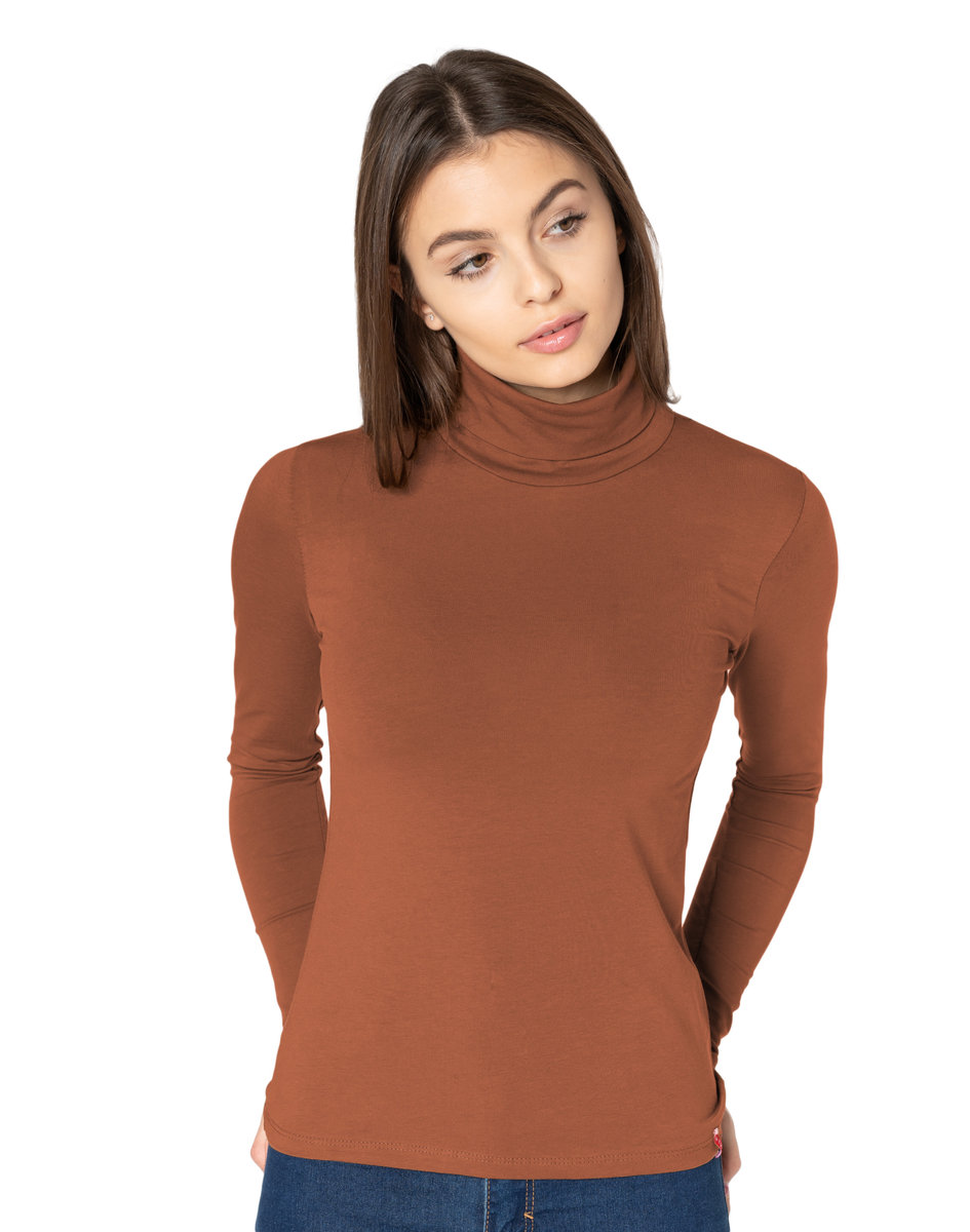 Golf Damski Cienki Sweter Golfy 8112-16 r S/M