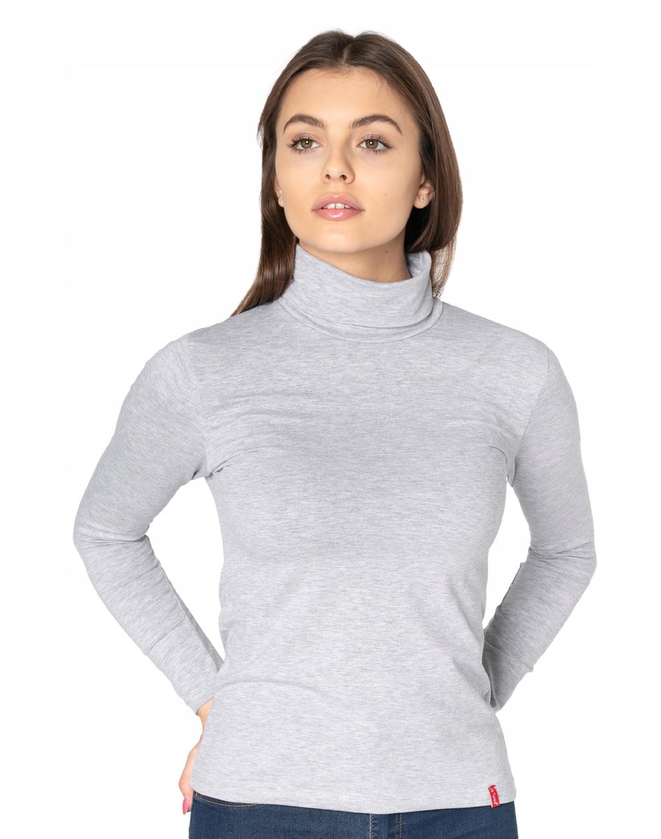 Golf Damski Cienki Sweter Golfy 8112-06 r L/XL