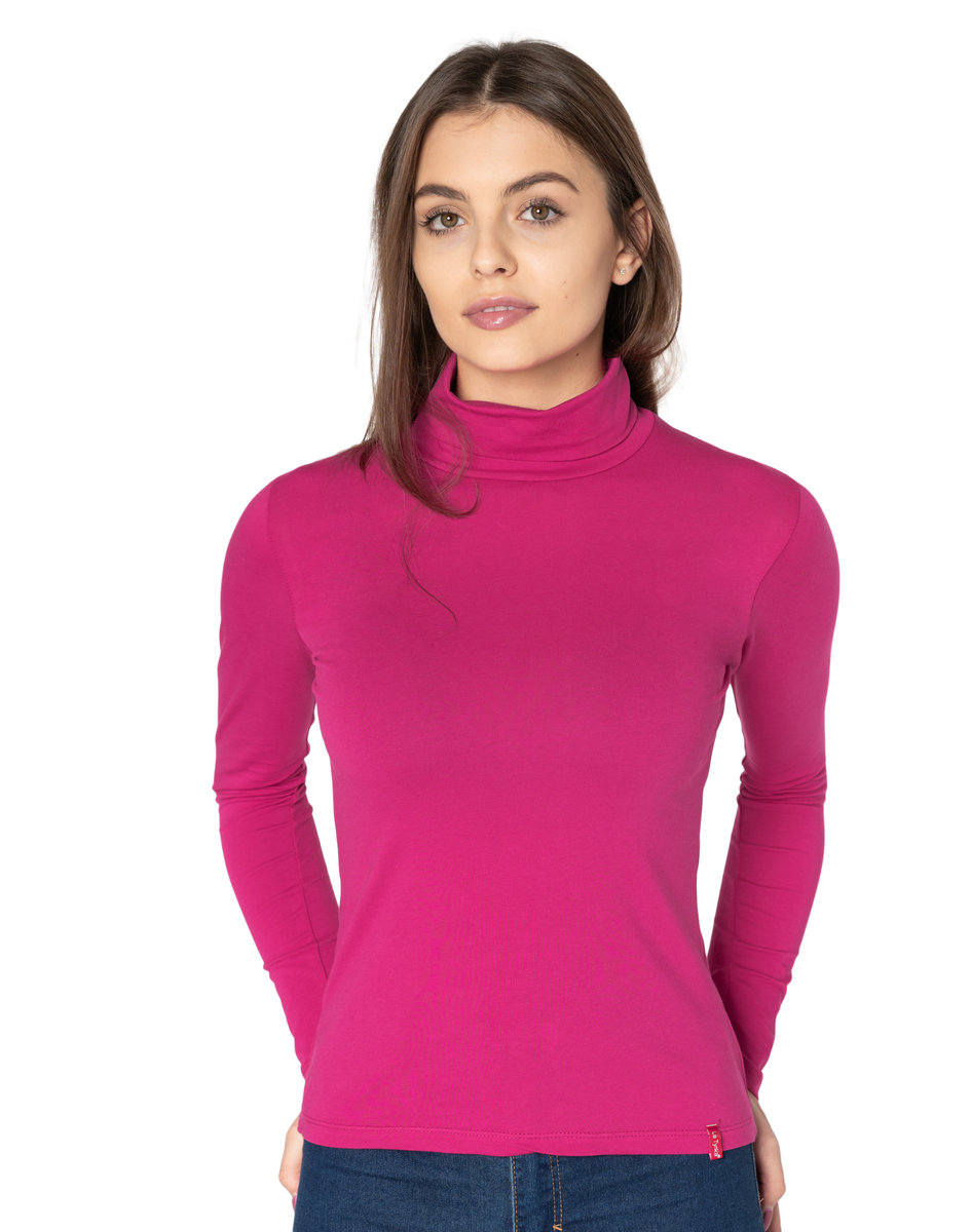 Golf Damski Cienki Sweter Golfy 8112-13 r S/M