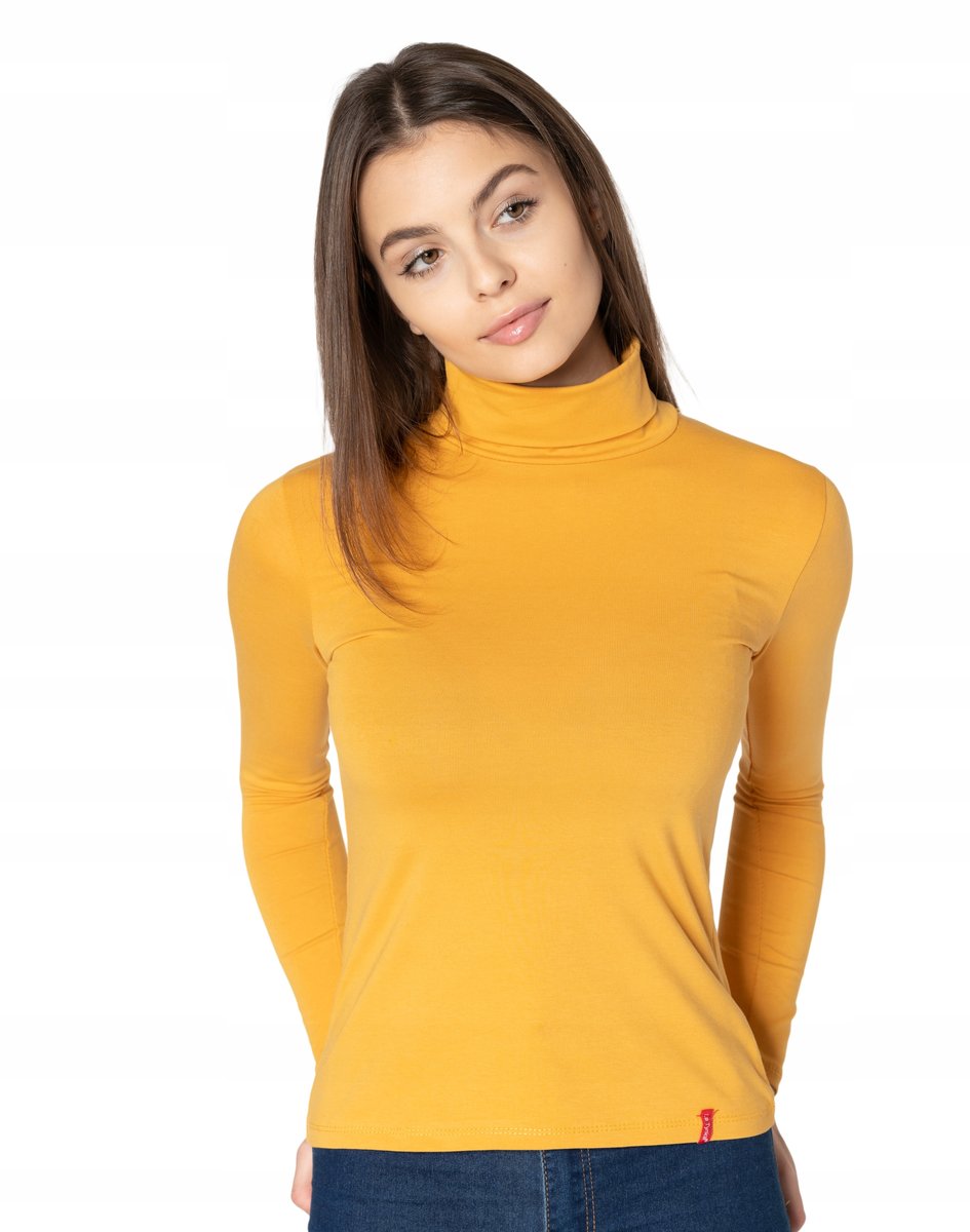 Golf Damski Cienki Sweter Golfy 8112-12 r L/XL