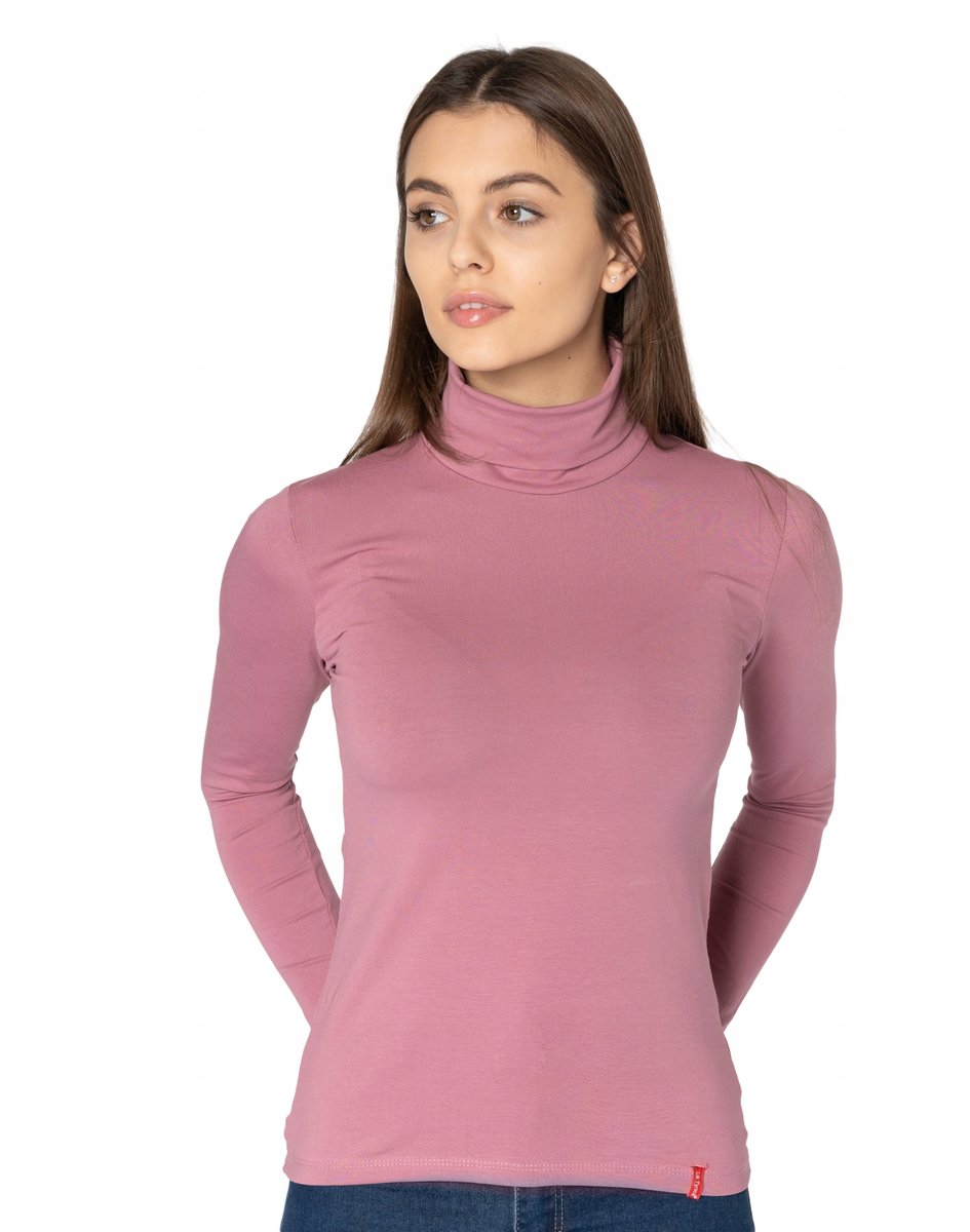 Golf Damski Cienki Sweter Golfy 8112-07 r M/L