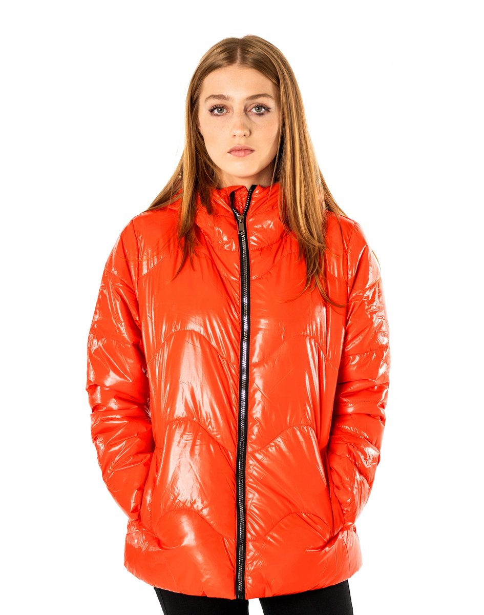 Ciepła Kurtka Damska Ocieplana na Zimę 36023-4 r M