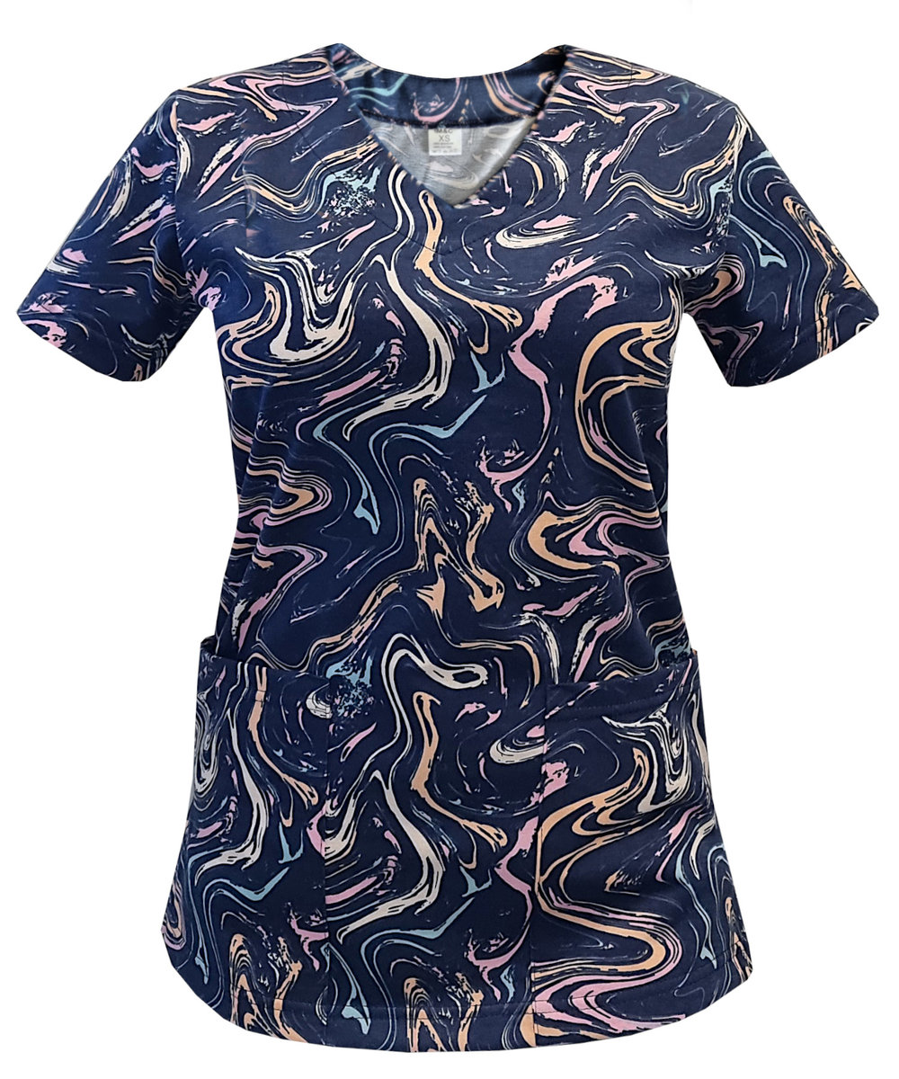 Bluza medyczna W16 elastyczna bawełna roz. XS