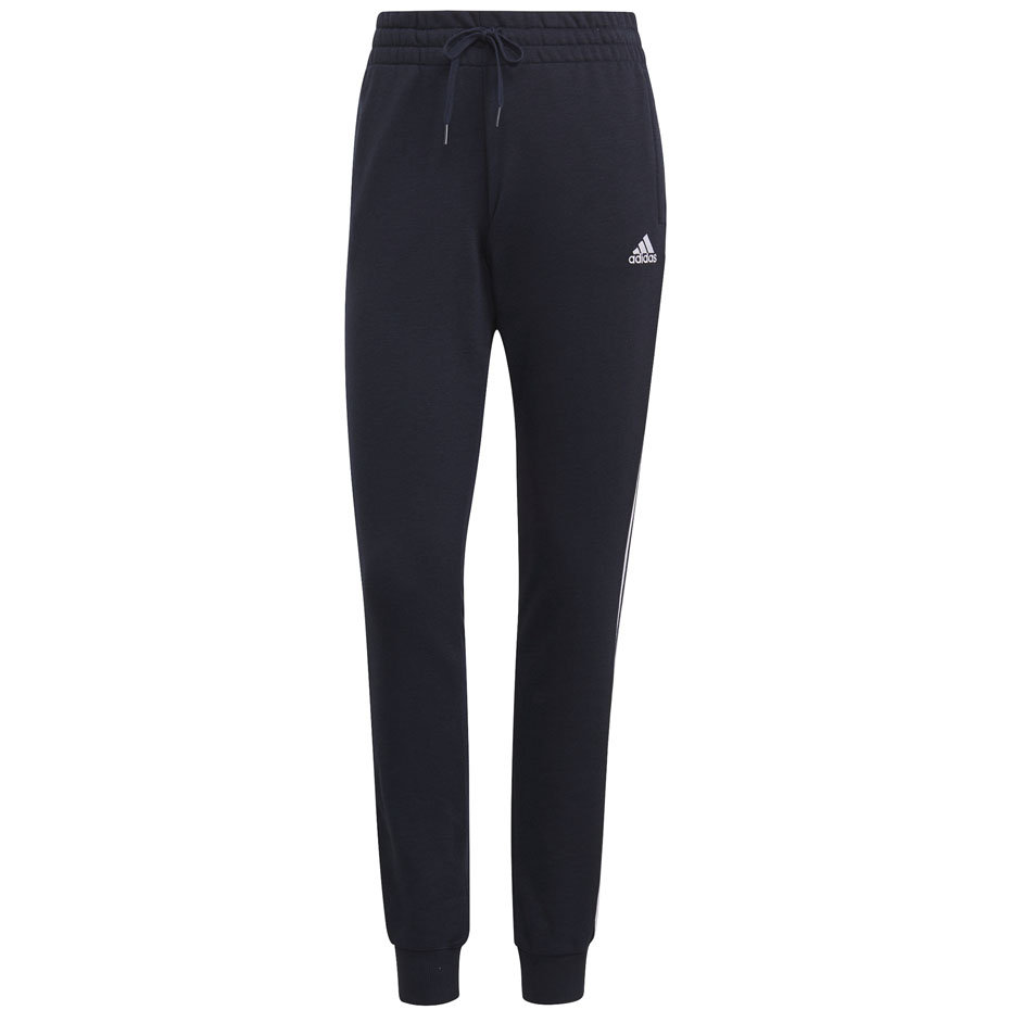 Spodnie damskie adidas Essentials Slim Tapered Cuffed Pant granatowe GM8736-XS