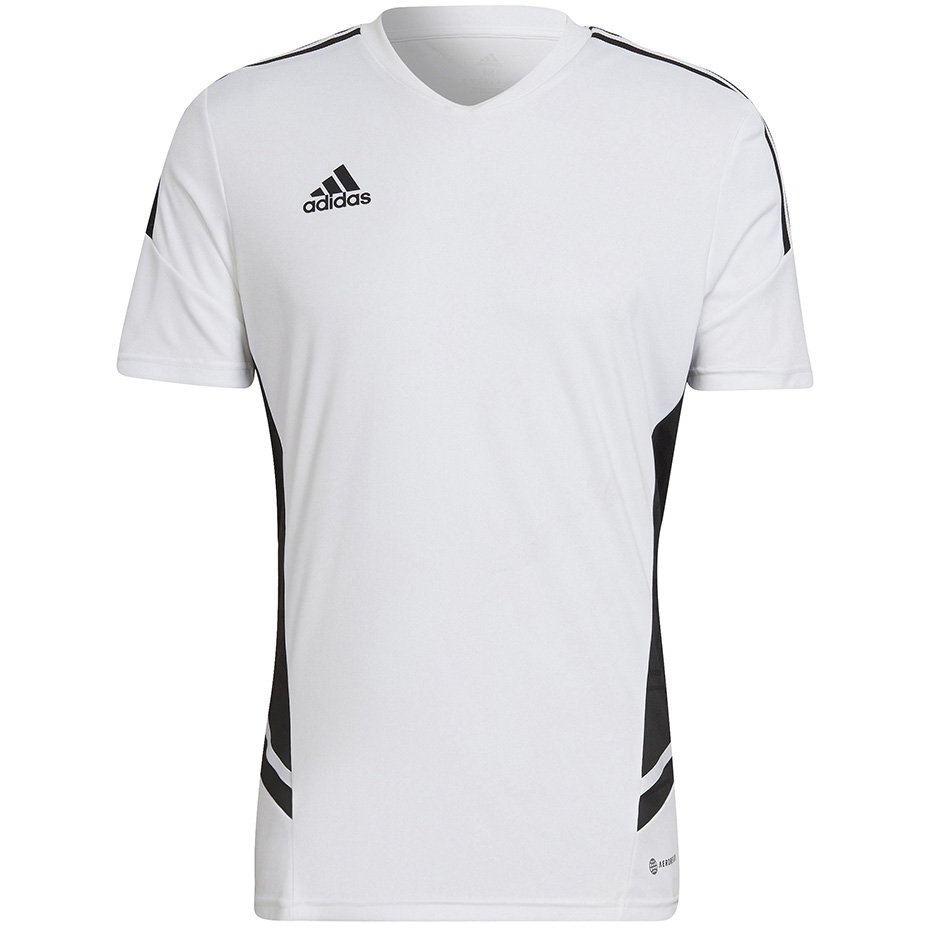 ND05_K13680-L HA6290 Koszulka męska adidas Condivo 22 Jersey V-neck biało-czarna HA6290 r.L