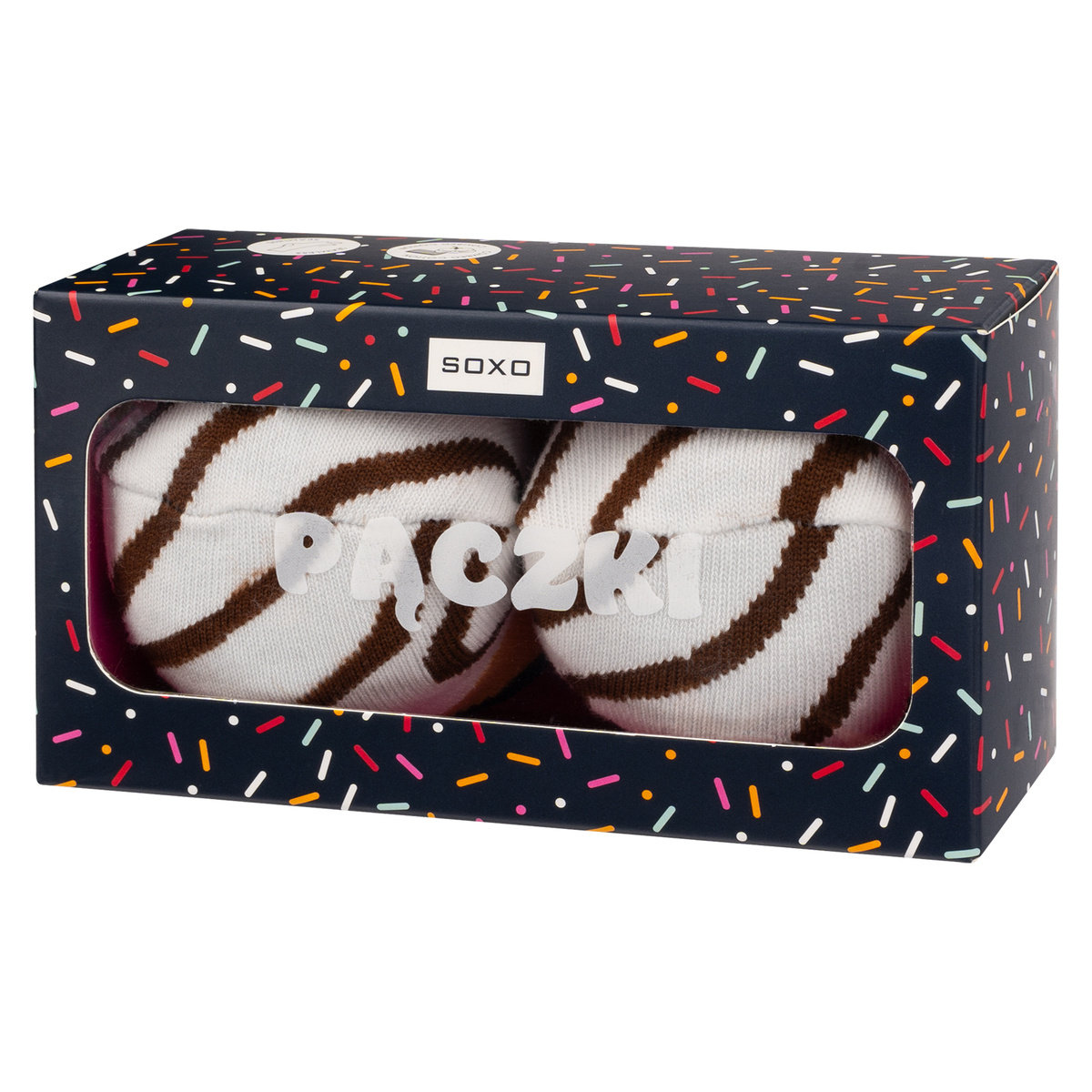 Skarpetki Damskie SOXO pączki w opakowaniu - 2 Pary