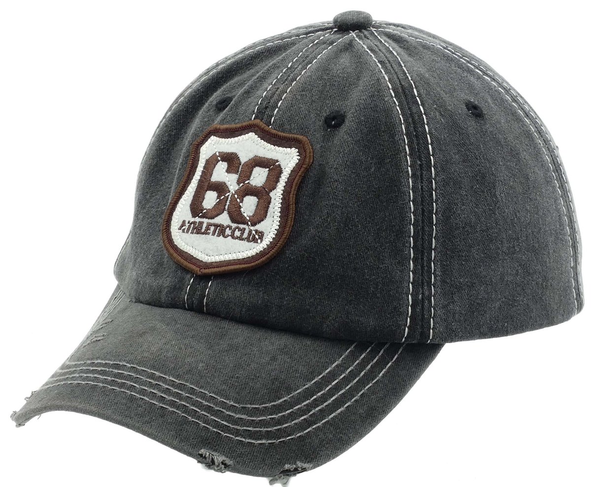 CZAPKA Z DASZKIEM MĘSKA BEJSBOLÓWKA JEANSOWA GRAFITOWA PATROLÓWKA FARMERKA