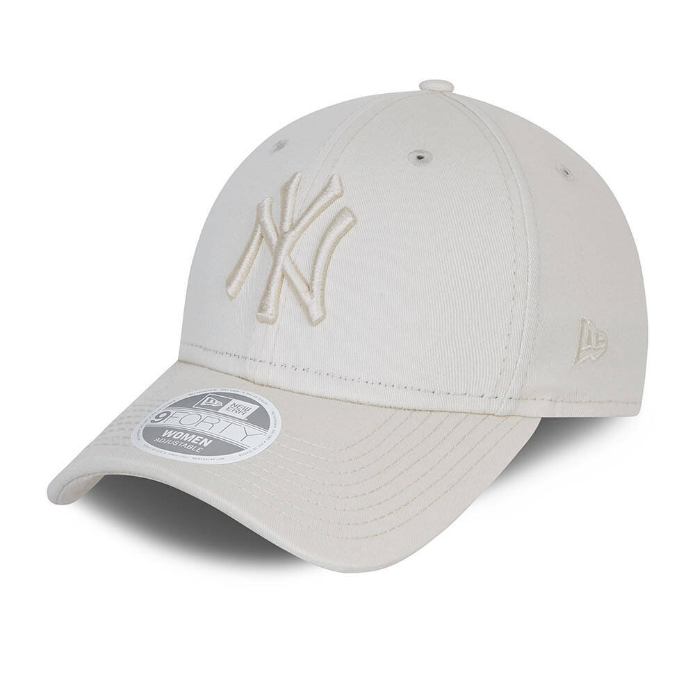 Damska czapka z daszkiem New Era 9FORTY MLB New York Yankees Tonal Womens Stone - 60137667