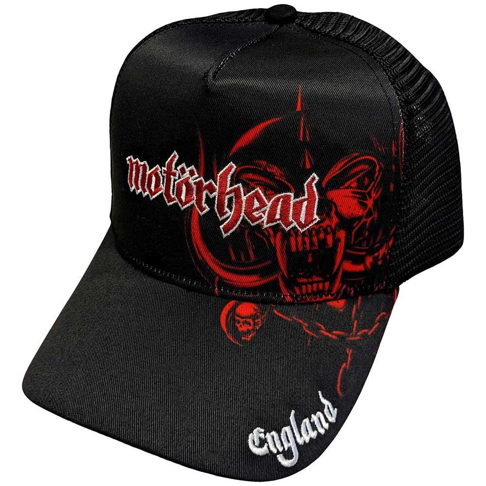 czapka trucker MOTORHEAD - ENGLAND RED WARPIG