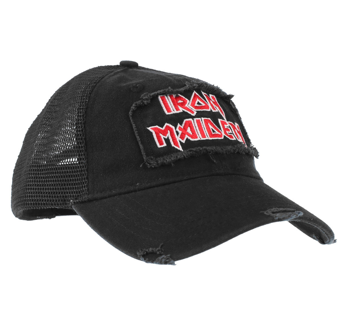 czapka trucker IRON MAIDEN - SCUFFED LOGO