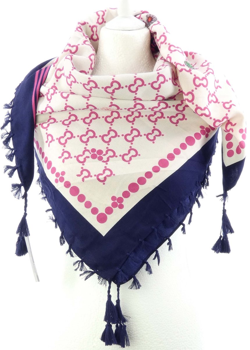 ELEGANCKA CHUSTA ETNO Z FRĘDZLAMI | INNA MARYSJA