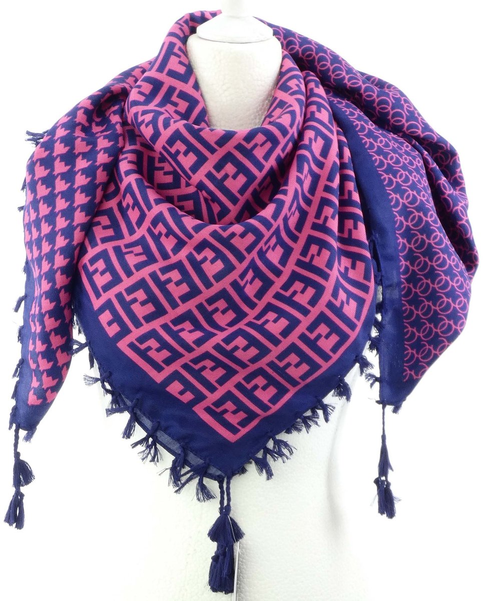 CHUSTA ETNO LUDOWA Z FRĘDZLAMI