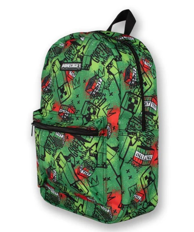 minecraft tnt 40x 30x 12cm plecak bioworld creeper oryginalny