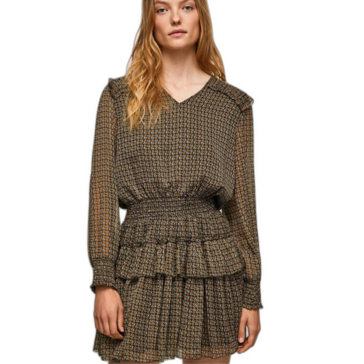 Sukienka damska Pepe Jeans Lara rozkloszowana mini-XS