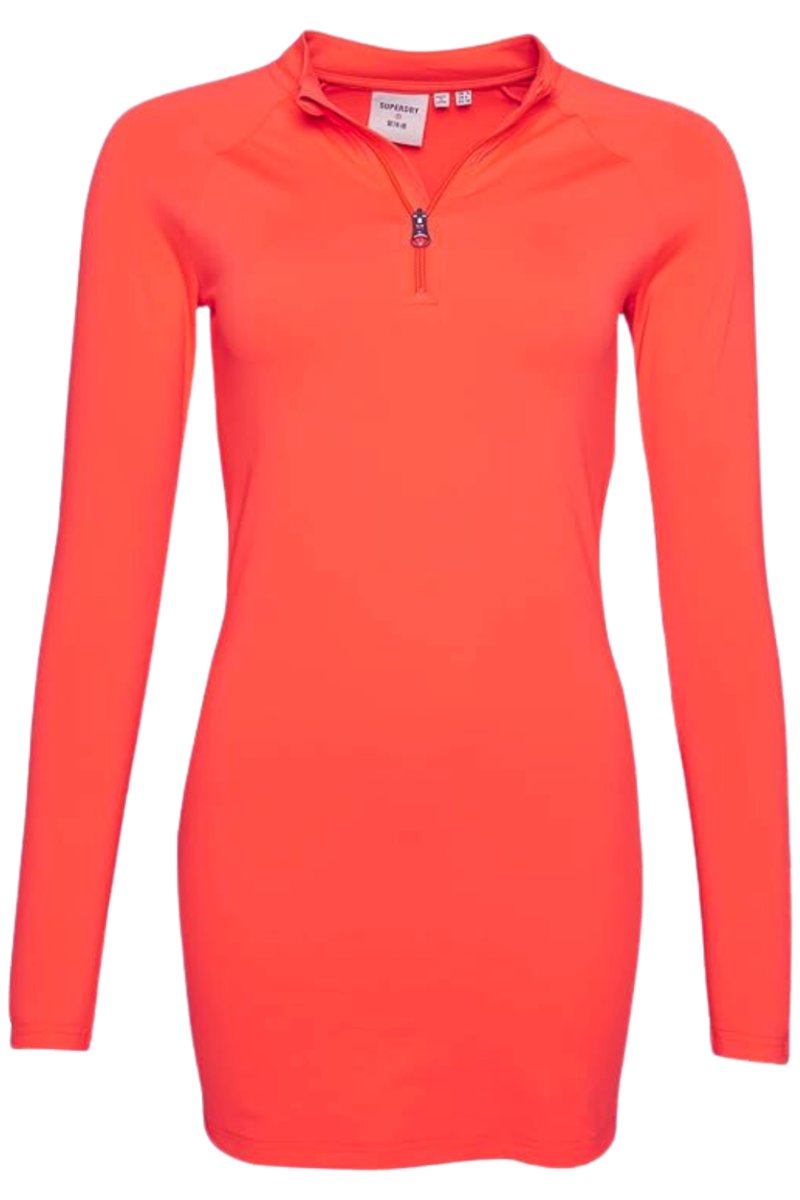 Sukienka damska Superdry Code SL Bodycon dopasowana neonowa-M
