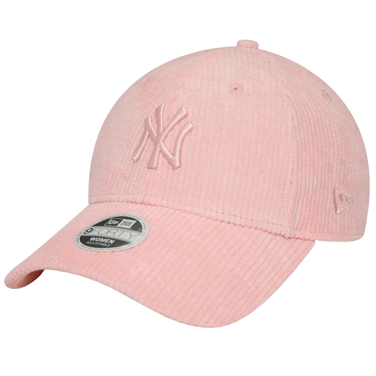 New Era 9FORTY New York Yankees Wmns Summer Cord Cap 60435001, Kobieta, Czapka z daszkiem, Różowy