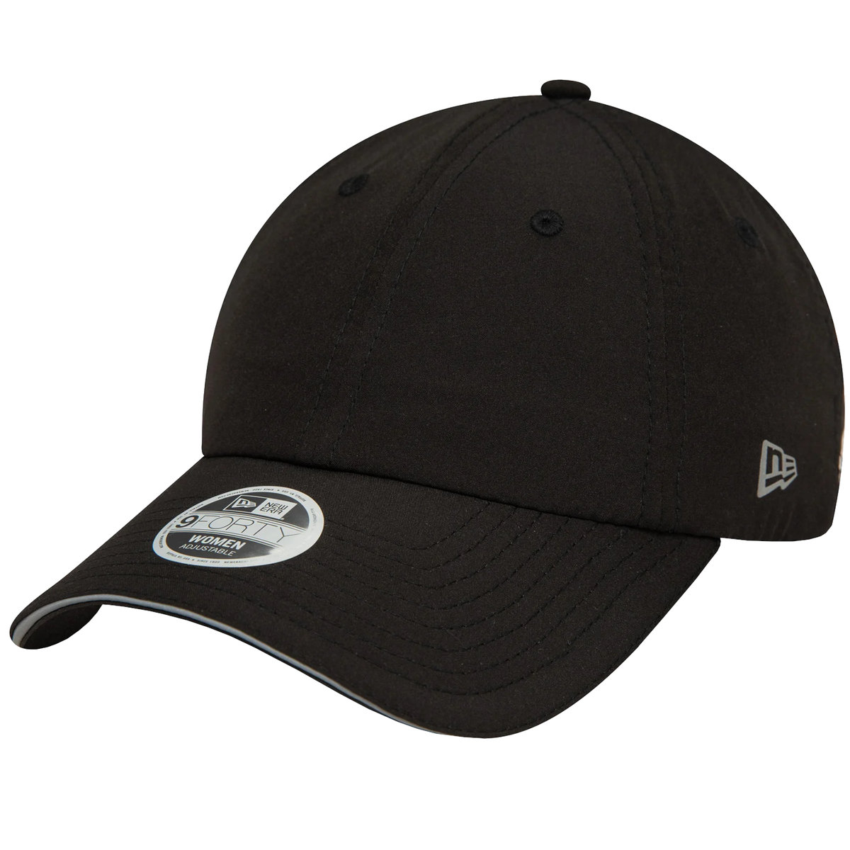 New Era 9FORTY Ponytail Open Back Cap 60434994, Kobieta, Czapka z daszkiem, Czarny