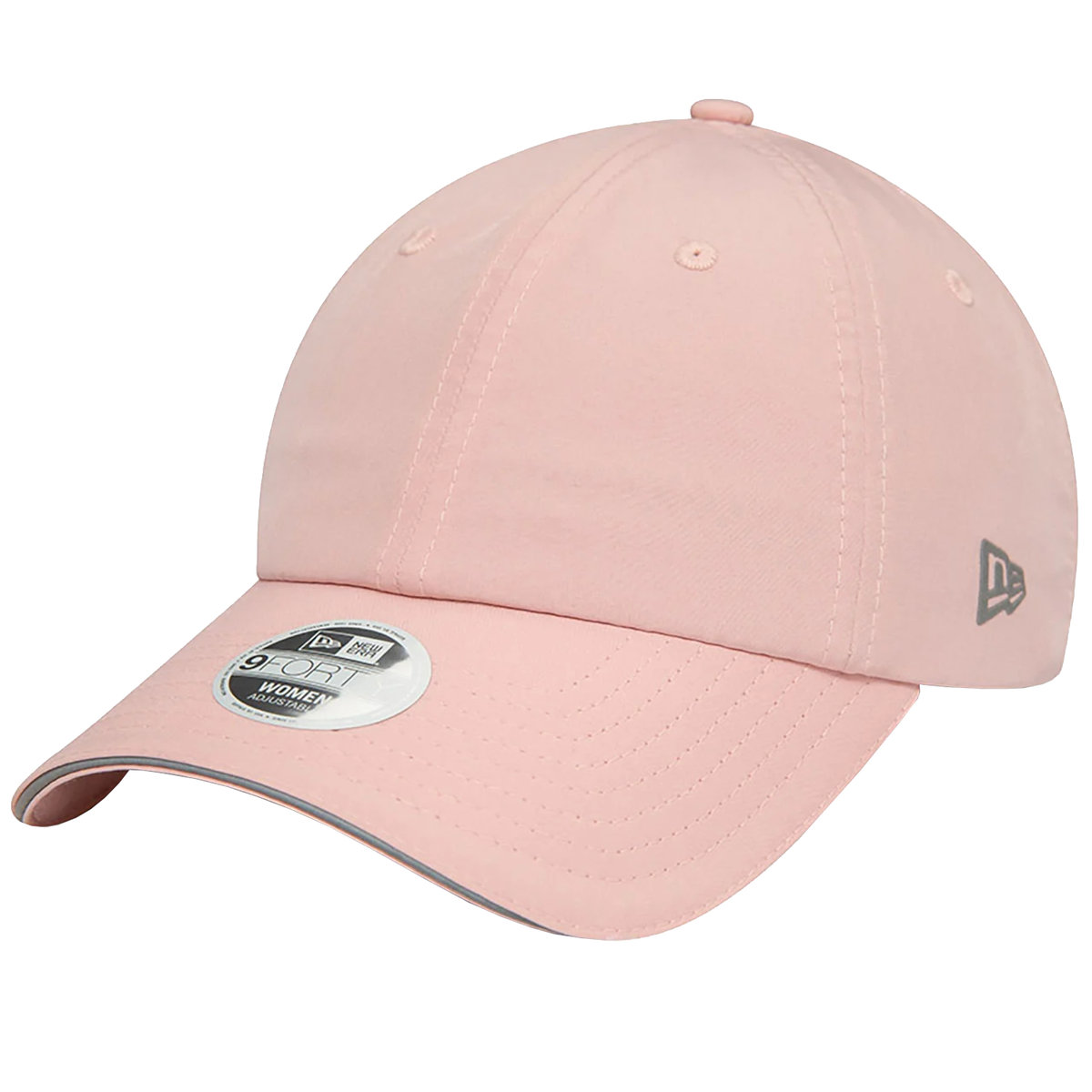 New Era 9FORTY Wmns Ponytail Open Back Cap 60434995, Kobieta, Czapka z daszkiem, Różowy