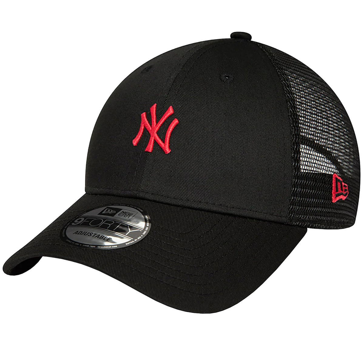 New Era 9FORTY New York Yankees Home Field Cap 60435268, Mężczyzna, Czapka z daszkiem, Czarny