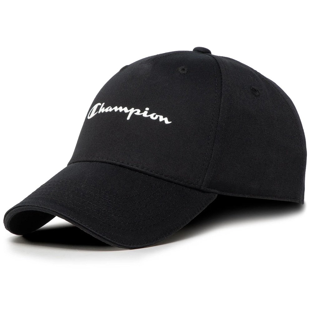 Czapka Z Daszkiem Champion Black Męska Sportowa Wygodna Lekka Modna Stylowa Oddychająca Czarna OS