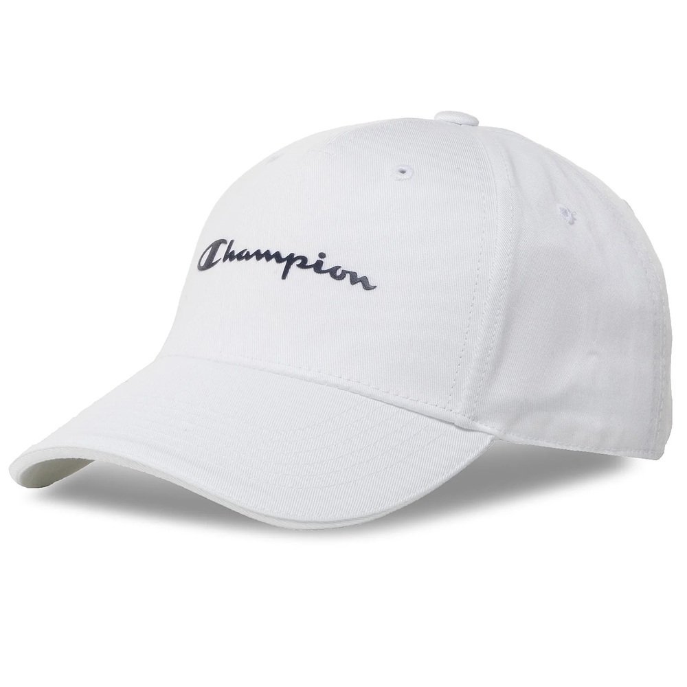 Czapka Z Daszkiem Champion White Męska Sportowa Wygodna Lekka Modna Stylowa Oddychająca Biała OS