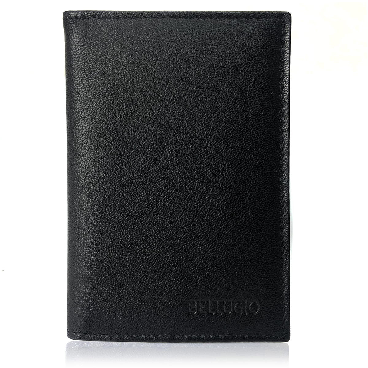 Skórzane etui z systemem RFID czarne