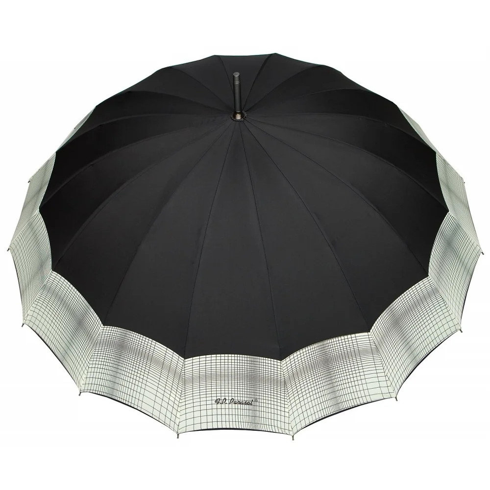 PARASOL DAMSKI 16 KLINOWY czarny